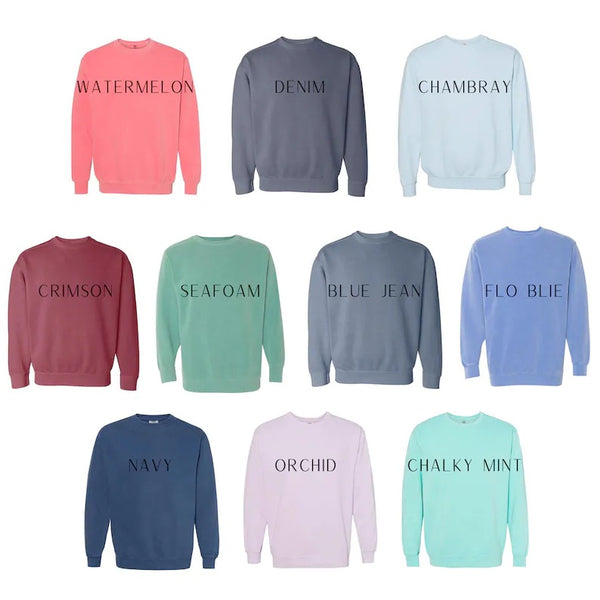 The Neily Sweatshirt - Custom Embroidered Quote Sweatshirt, Personalized Embroidered Sweatshirt, Perfect Gift For Book Lovers, Inspirational Quote Message Shirt