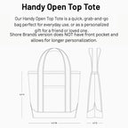 Mini Canvas Tote - Personalized Embroidered Bag | Custom Monogram Small Tote