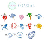 Canvas Boat Tote – Personalized Embroidered Tote Bag With Custom Icons