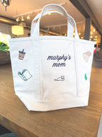 Mini Canvas Tote - Personalized Embroidered Boat Bag for Bachelorette Party