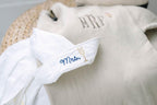 Embroidered Bridal Shirt - Custom Button Down With Personalized Cuff Embroidery