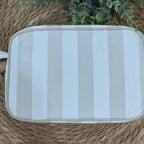 Mahjong Tile Pouch - Preppy Travel Bag With Tassels | Embroidered Pencil Case
