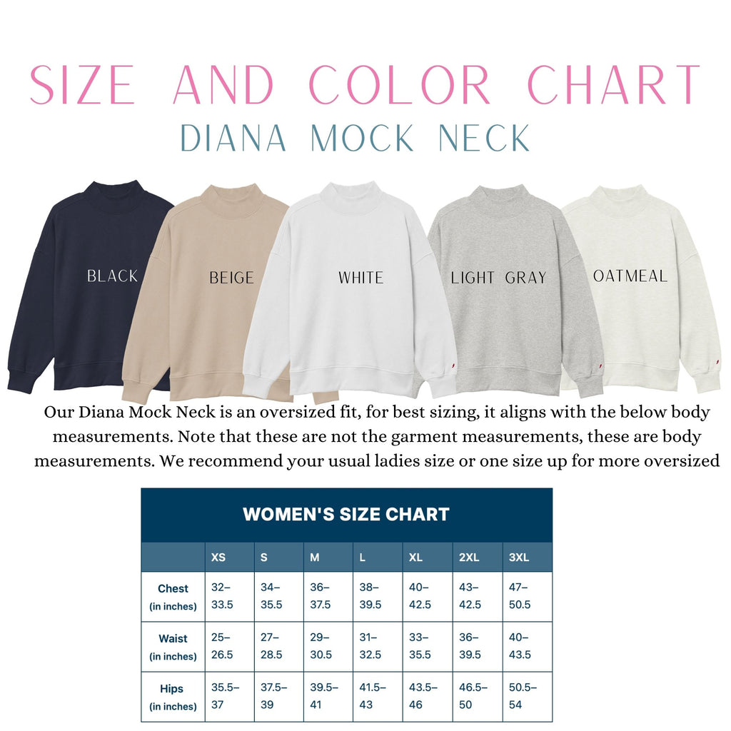Firecracker Applique Mock Neck Sweatshirt