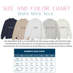 Firecracker Applique Mock Neck Sweatshirt