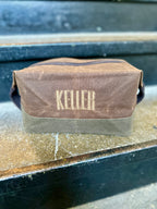 The Owen Mens Waxed Dopp Kit Travel Toiletry Bag