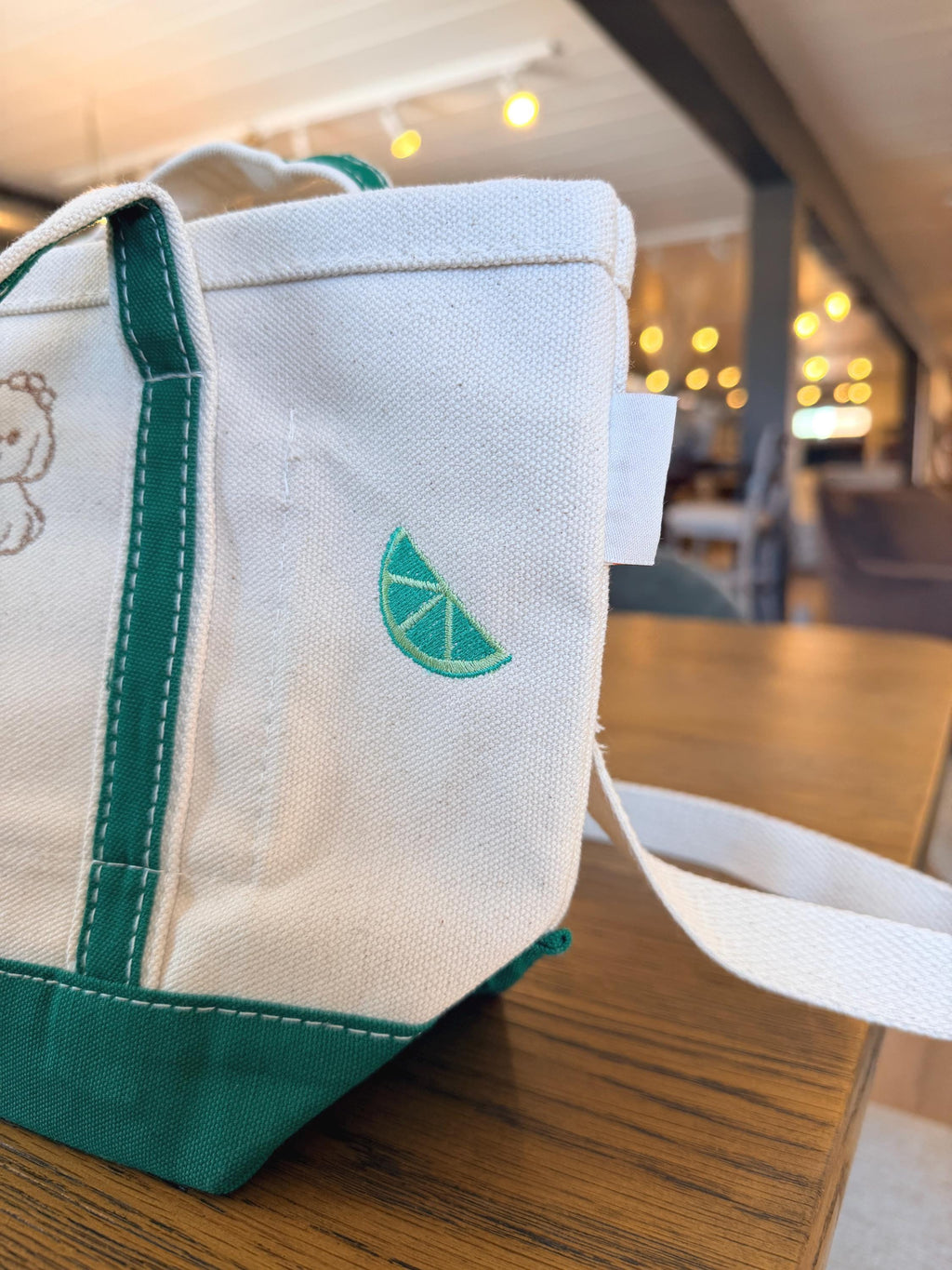 Custom Crossbody Tote - Embroidered Canvas Bag With Adjustable Strap & Zipper Closure