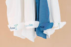 Embroidered Bridal Shirt - Custom Button Down With Personalized Cuff Embroidery