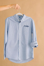 Embroidered Button Down - Personalized Bridal Party Shirts | Wrinkle Resistant Oxford Blend