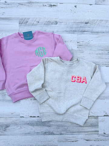 The Emma Monogrammed Childrens Sweatshirt