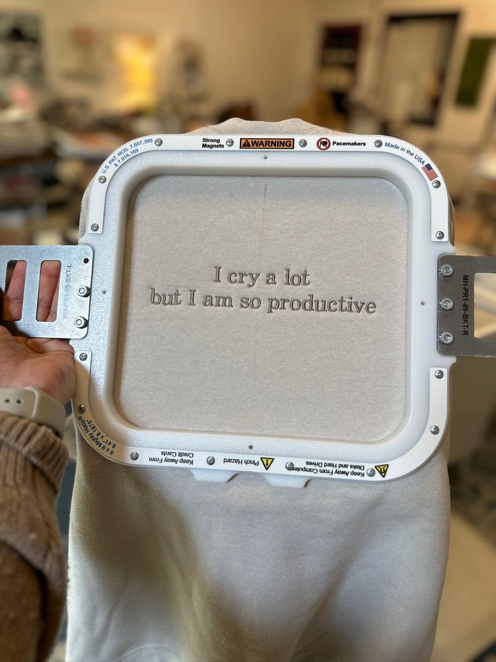 The I Cry A Lot Sweatshirt