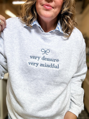 The Demure Sweatshirt