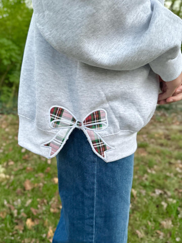 The Grandmillenial Bow Applique Sweatshirt