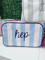 Mahjong Tile Pouch - Preppy Travel Bag With Tassels | Embroidered Pencil Case