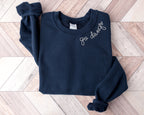 The Poppy Embroidered Neckline Sweatshirt