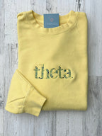 The Maggie Botanical Embroidered Flowers Sweatshirt