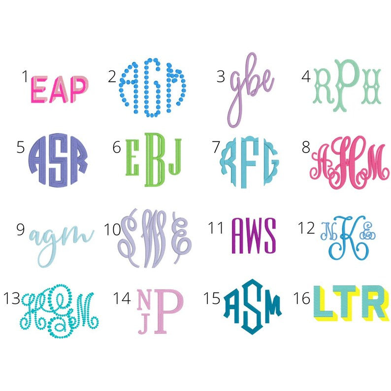 The Liz Monogram Quarter Zip Sweatshirt, Super Soft