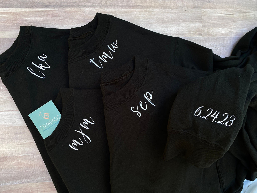 Lulu Grace Designs Monogrammed Leopard Print Half Zip Quilted Sweatshirt: Custom Embroidered Sweatshirts Small / Dark Grey