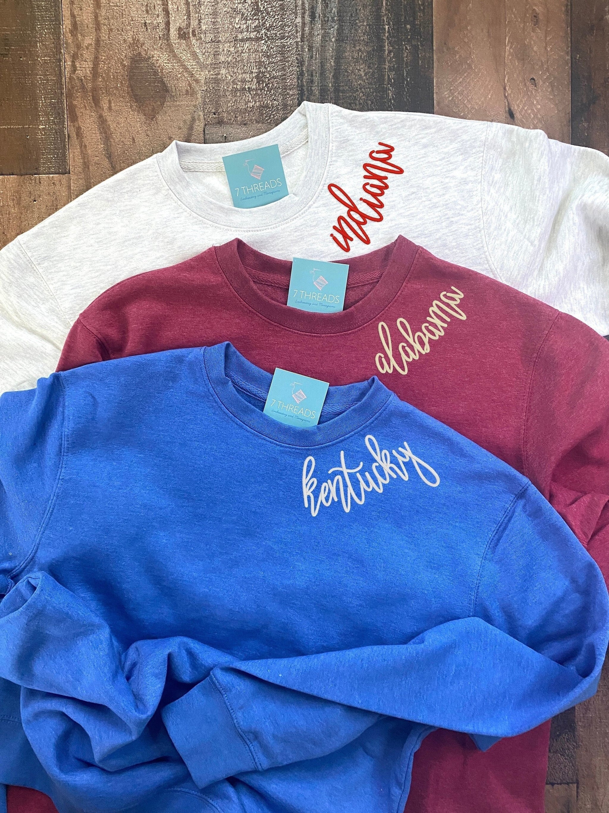 Embroidered Sweatshirts – 7 Threads Embroidery
