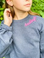 The Hadleigh Custom Embroidered Sweatshirt With Shadow Stitch
