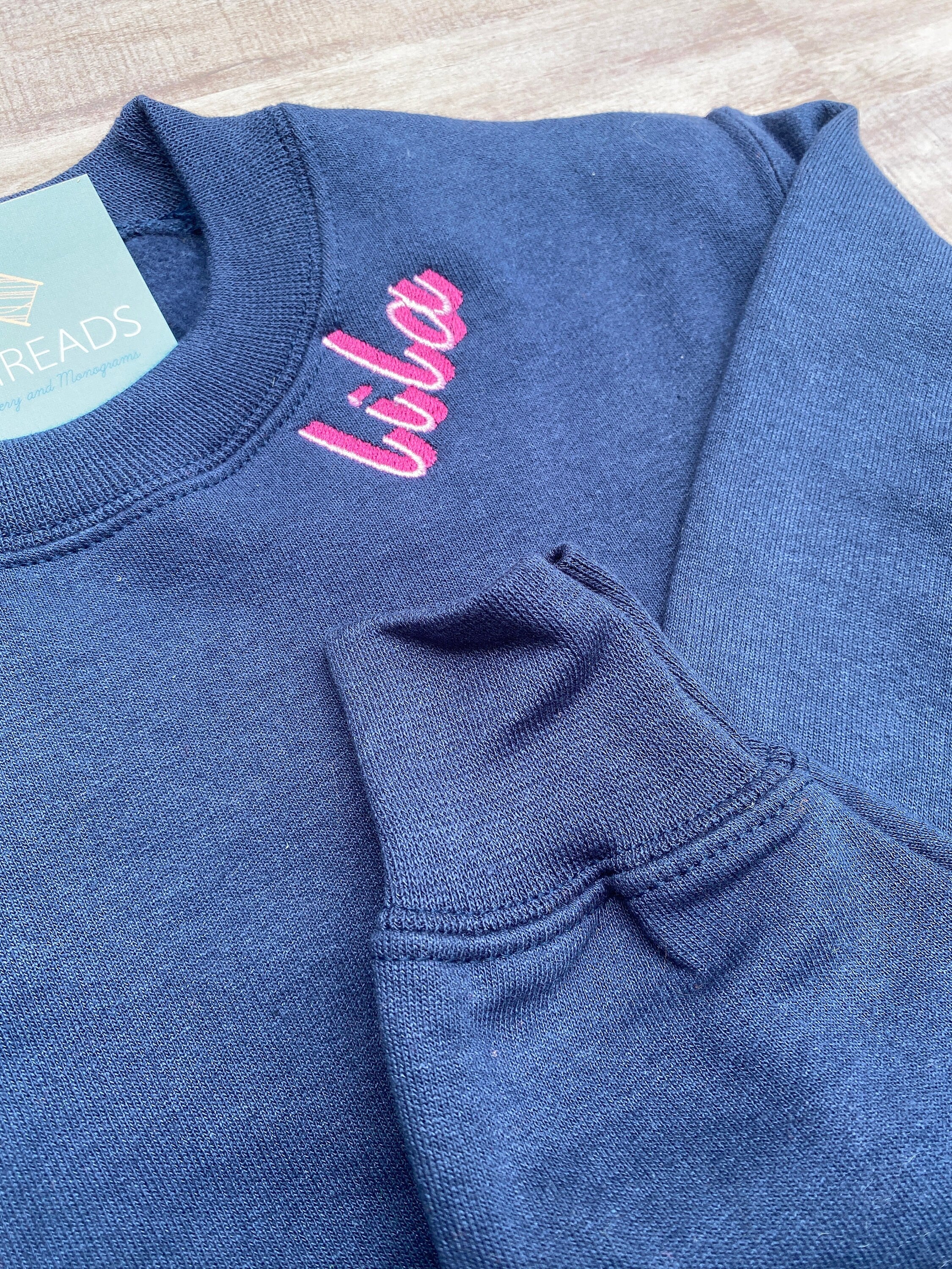 The Hadleigh Custom Embroidered Sweatshirt With Shadow Stitch