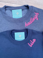 The Hadleigh Custom Embroidered Sweatshirt With Shadow Stitch