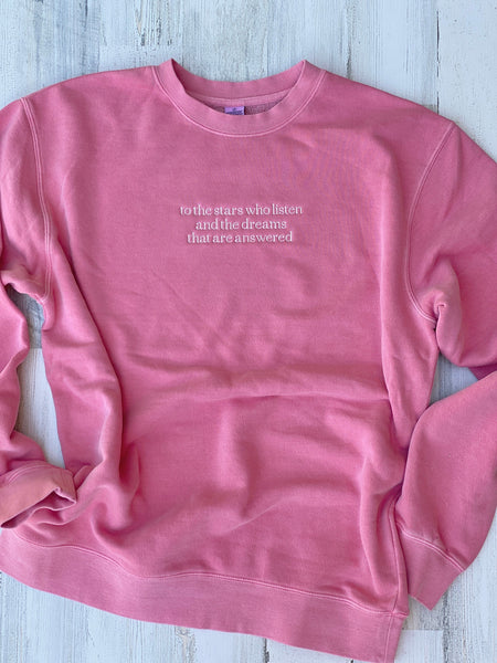 The Neily Sweatshirt - Custom Embroidered Quote Sweatshirt, Personalized Embroidered Sweatshirt, Perfect Gift For Book Lovers, Inspirational Quote Message Shirt