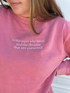 The Neily Sweatshirt - Custom Embroidered Quote Sweatshirt, Personalized Embroidered Sweatshirt, Perfect Gift For Book Lovers, Inspirational Quote Message Shirt