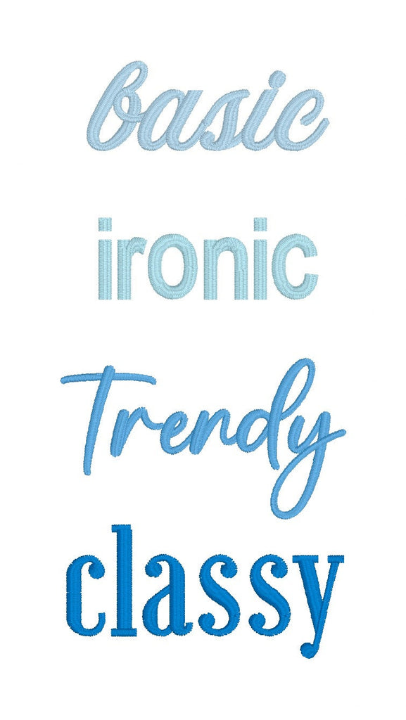 The Ironic Monogram Collection  The Ironic Monogram Collection at