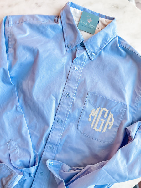 The Amanda Personalized Button Down For Bridal Party