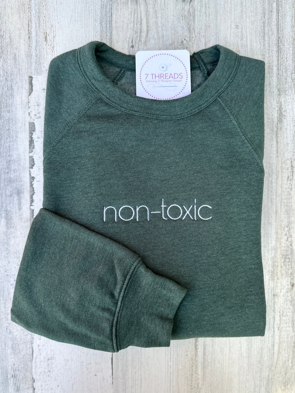 The Simple Embroidered Sweatshirt