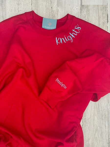 KYO Knights Sweatshirt with Sleeve Personalization