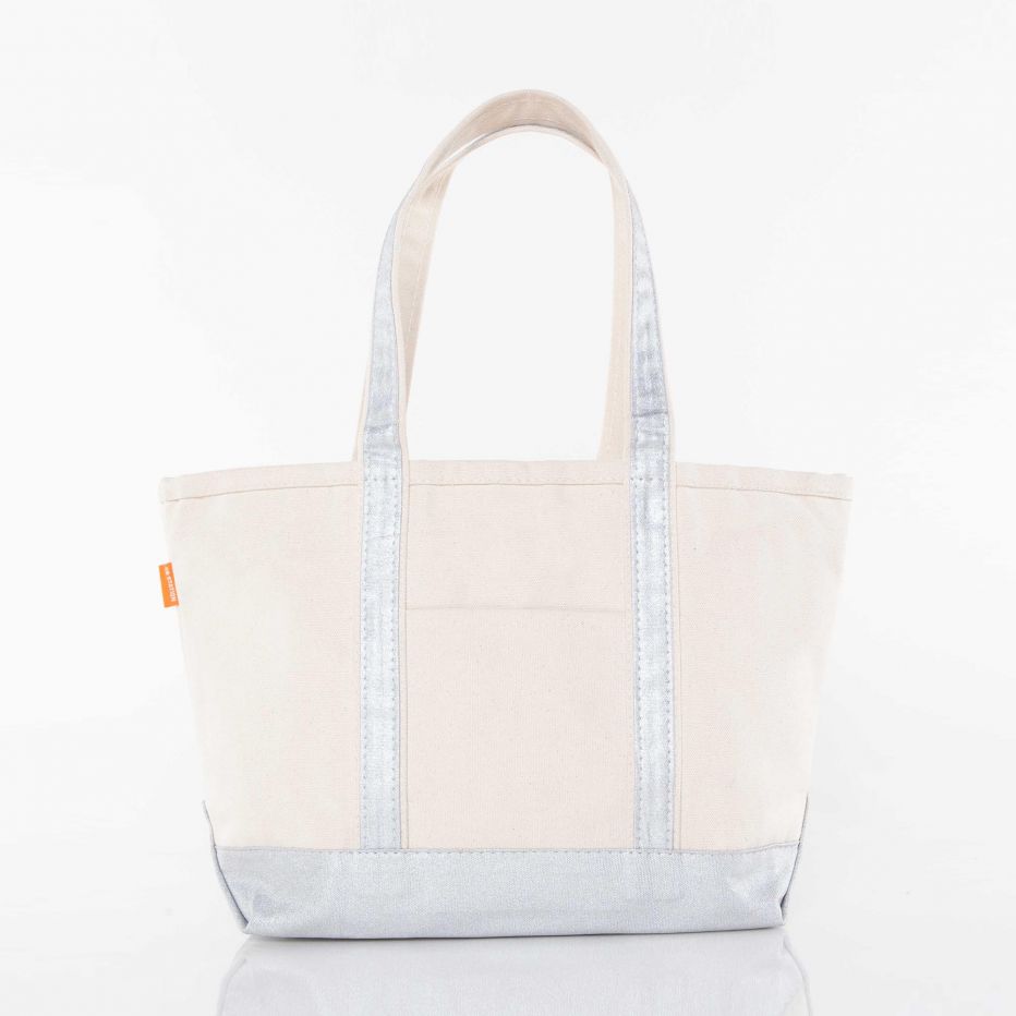 Monogrammed Large Canvas Boat Tote – Texas Craft House